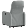 Sillón de masaje eléctrico reclinable elevable tela gris claro en Sillones | Comprar online en Foru.es