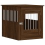 Jaula para perros madera ingeniería roble marrón 64,5x80x71 cm de vidaXL, Casetas para perros - Ref: Foro24-838336, Precio: 9...