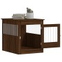 Jaula para perros madera ingeniería roble marrón 64,5x80x71 cm de vidaXL, Casetas para perros - Ref: Foro24-838336, Precio: 9...