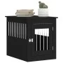 Jaula para perros madera de ingeniería negro 55x75x65 cm de vidaXL, Casetas para perros - Ref: Foro24-838317, Precio: 89,02 €...
