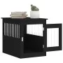 Jaula para perros madera de ingeniería negro 55x75x65 cm de vidaXL, Casetas para perros - Ref: Foro24-838317, Precio: 89,02 €...