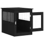 Jaula para perros madera de ingeniería negro 55x75x65 cm de vidaXL, Casetas para perros - Ref: Foro24-838317, Precio: 89,02 €...