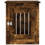 Jaula para perros madera ingeniería roble ahumado 55x75x65 cm de vidaXL, Casetas para perros - Ref: Foro24-838320, Precio: 83...