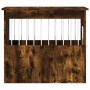 Jaula para perros madera ingeniería roble ahumado 55x75x65 cm de vidaXL, Casetas para perros - Ref: Foro24-838320, Precio: 83...