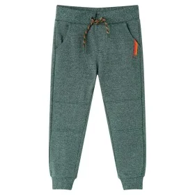Pantalones de chándal infantiles verde oscuro 104 de vidaXL, Pantalones de niños - Ref: Foro24-12915, Precio: 15,19 €, Descue...