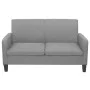 Sofá de 2 plazas 135x65x76 cm gris claro de vidaXL, Sofás - Ref: Foro24-244708, Precio: 246,57 €, Descuento: %