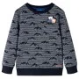 Sudadera infantil azul marino mélange 116 de vidaXL, Camisetas para niños - Ref: Foro24-13151, Precio: 13,30 €, Descuento: %