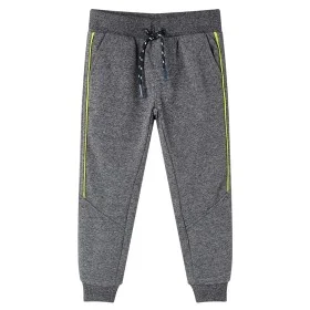 Pantalones de chándal infantiles gris mélange 140 de vidaXL, Pantalones de niños - Ref: Foro24-13283, Precio: 14,19 €, Descue...
