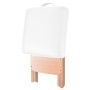 Camilla de masaje y taburete plegable 2 zonas 10 cm blanco de vidaXL, Mesas de masaje - Ref: Foro24-110154, Precio: 325,03 €,...