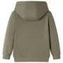 Sudadera infantil con capucha color caqui 116 de vidaXL, Camisetas para niños - Ref: Foro24-13386, Precio: 12,37 €, Descuento: %