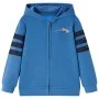 Sudadera infantil con capucha azul 128 de vidaXL, Camisetas para niños - Ref: Foro24-13402, Precio: 12,77 €, Descuento: %