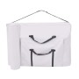 Camilla de masaje y taburete plegable 2 zonas 10 cm blanco de vidaXL, Mesas de masaje - Ref: Foro24-110154, Precio: 325,03 €,...