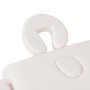 Camilla de masaje y taburete plegable 2 zonas 10 cm blanco de vidaXL, Mesas de masaje - Ref: Foro24-110154, Precio: 325,03 €,...