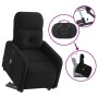 Sillón de masaje eléctrico reclinable elevable tela negro en Sillones | Comprar online en Foru.es