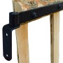 Puerta para valla 100x90 cm madera de avellano de vidaXL, Puertas de jardín - Ref: Foro24-142590, Precio: 97,93 €, Descuento: %