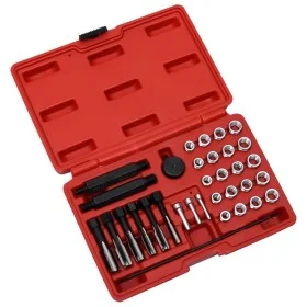 Set reparación rosca bujía incandescente 33 pzas M8 M10 M12 de vidaXL, Herramientas de mano - Ref: Foro24-210507, Precio: 60,...