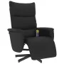 Sillón reclinable masaje con reposapiés cuero sintético negro de vidaXL, Sillones - Ref: Foro24-356597, Precio: 225,39 €, Des...
