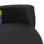 Sillón reclinable masaje con reposapiés cuero sintético negro de vidaXL, Sillones - Ref: Foro24-356597, Precio: 225,39 €, Des...