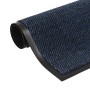 Alfombra de entrada rectangular de nudo 90x150 cm azul de vidaXL, Felpudos - Ref: Foro24-132717, Precio: 48,79 €, Descuento: %