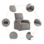 Sillón reclinable de tela gris taupe de vidaXL, Sillones - Ref: Foro24-373418, Precio: 181,73 €, Descuento: %