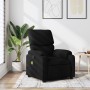 Sillón reclinable de masaje de tela negro de vidaXL, Sillones - Ref: Foro24-373424, Precio: 201,09 €, Descuento: %