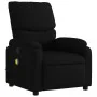 Sillón reclinable de masaje de tela negro de vidaXL, Sillones - Ref: Foro24-373424, Precio: 182,88 €, Descuento: %