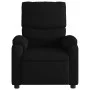 Sillón reclinable de masaje de tela negro de vidaXL, Sillones - Ref: Foro24-373424, Precio: 182,88 €, Descuento: %