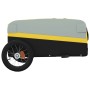 Remolque para bicicleta hierro negro y amarillo 30 kg de vidaXL, Remolques para bicicletas - Ref: Foro24-94036, Precio: 86,87...