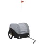 Remolque para bicicleta hierro negro y gris 45 kg de vidaXL, Remolques para bicicletas - Ref: Foro24-94133, Precio: 95,49 €, ...