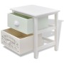 Mesitas de noche de estilo francés de madera 2 unidades de vidaXL, Mesitas de noche - Ref: Foro24-242875, Precio: 86,89 €, De...