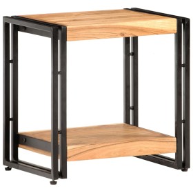 Mesa auxiliar de madera maciza de acacia 40x30x40 cm en Mesas auxiliares | Comprar online en Foru.es