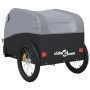Remolque para bicicleta hierro negro y gris 45 kg de vidaXL, Remolques para bicicletas - Ref: Foro24-94133, Precio: 95,49 €, ...