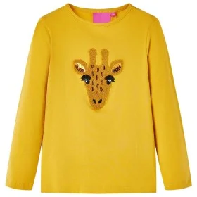 Camiseta infantil de manga larga ocre oscuro 116 de vidaXL, Camisetas para niños - Ref: Foro24-13481, Precio: 8,59 €, Descuen...