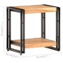 Mesa auxiliar de madera maciza de acacia 40x30x40 cm en Mesas auxiliares | Comprar online en Foru.es