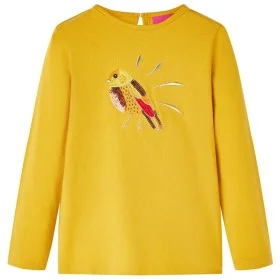 Camiseta infantil de manga larga ocre oscuro 104 de vidaXL, Camisetas para niños - Ref: Foro24-13635, Precio: 8,59 €, Descuen...