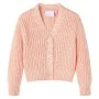 Rebeca de punto infantil rosa 128 de vidaXL, Ropa de abrigo para niños - Ref: Foro24-14568, Precio: 16,18 €, Descuento: %