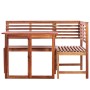 Set mesa y sillas bistró de jardín 2 pzas madera maciza acacia de vidaXL, Conjuntos de jardín - Ref: Foro24-44038, Precio: 31...
