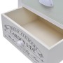 Mesitas de noche de estilo francés de madera 2 unidades de vidaXL, Mesitas de noche - Ref: Foro24-242875, Precio: 86,89 €, De...