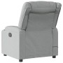 Sillón reclinable de masaje de tela gris claro en Sillones | Comprar online en Foru.es