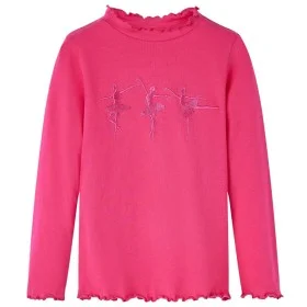 Camiseta infantil de manga larga rosa brillante 104 de vidaXL, Camisetas para niños - Ref: Foro24-13705, Precio: 8,30 €, Desc...