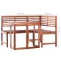 Set mesa y sillas bistró de jardín 2 pzas madera maciza acacia de vidaXL, Conjuntos de jardín - Ref: Foro24-44038, Precio: 31...