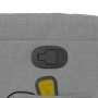 Sillón reclinable de masaje de tela gris claro en Sillones | Comprar online en Foru.es