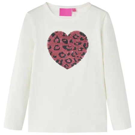 Camiseta infantil de manga larga crudo 116 de vidaXL, Camisetas para niños - Ref: Foro24-13791, Precio: 8,77 €, Descuento: %