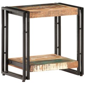 Mesa auxiliar de madera maciza reciclada 40x30x40 cm en Mesas auxiliares | Comprar online en Foru.es