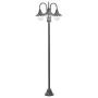 Farola de jardín con 3 luces aluminio color bronce E27 220 cm de vidaXL, Iluminación de exterior - Ref: Foro24-44207, Precio:...