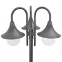 Farola de jardín con 3 luces aluminio color bronce E27 220 cm de vidaXL, Iluminación de exterior - Ref: Foro24-44207, Precio:...