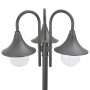 Farola de jardín con 3 luces aluminio color bronce E27 220 cm de vidaXL, Iluminación de exterior - Ref: Foro24-44207, Precio:...