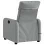 Sillón reclinable de masaje de tela gris claro en Sillones | Comprar online en Foru.es