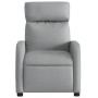 Sillón reclinable de masaje de tela gris claro en Sillones | Comprar online en Foru.es