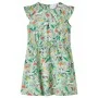 Vestido infantil con mangas volantes caqui claro 104 de vidaXL, Vestidos de niños - Ref: Foro24-14633, Precio: 14,70 €, Descu...